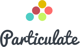 Particulate logo