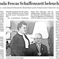 Ursula Fesca und Franz Eggert (Artikel, GNZ).